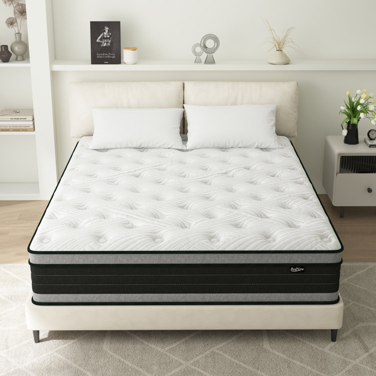 Alwyn Home Asellus 14'' Medium Firm Hybrid Pillow Top Mattresses In a